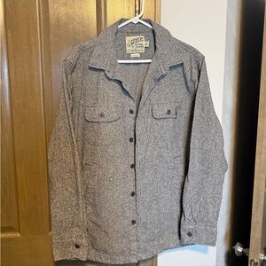 Grayers Gray Wool Shirt Jacket for Men